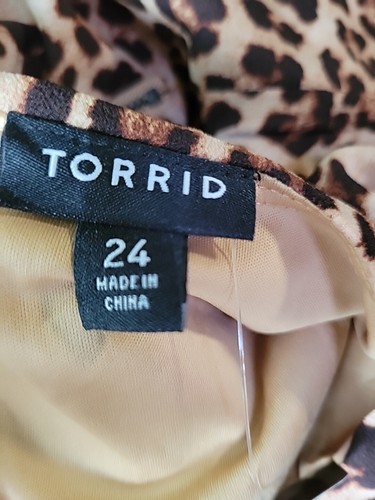 Torrid NWT Dress Size 24 Leppard Sleeveless - Picture 7 of 13