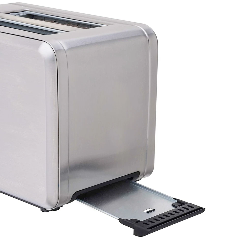 Black & Decker Toaster Stainless Steel 2 Slice Wide Bread Slots and Crumb Tray - image 3 of 4