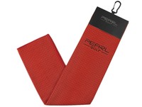 Pearlgolf Waffle Towel, Red Pearlgolf Waffle Towel, Red