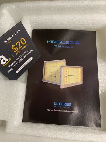 KINGPLUS UL600 LED Grow Light 2x2ft Coverage Full Spectrum Grow Lights - Picture 4 of 8