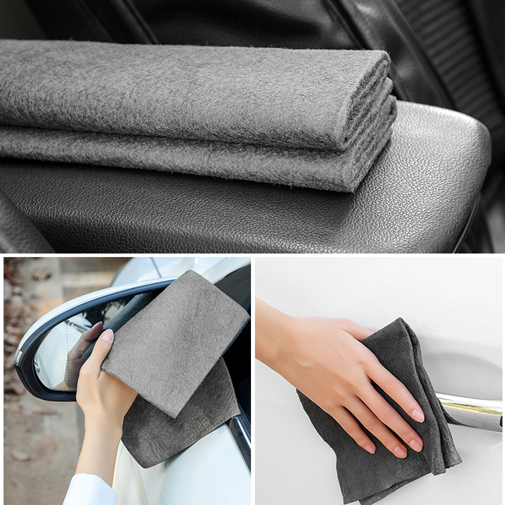 110PCS Thickened Magic Cleaning Cloth Reusable Microfiber Glass Clean