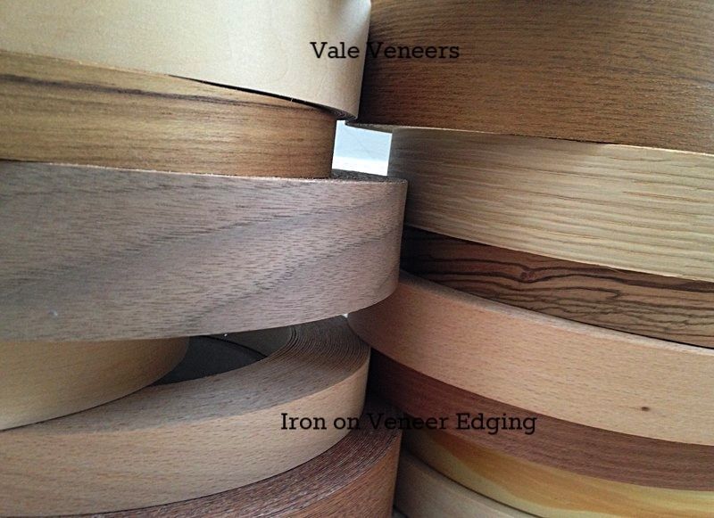 Iron on Veneer Edging Tape/Wood Veneer Trim Edge Banding  18mm,22m,30mm,40mm,50mm