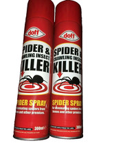 Spider Crawling Insect Killer 2 x 300ml Kills Spiders and All Other Insects