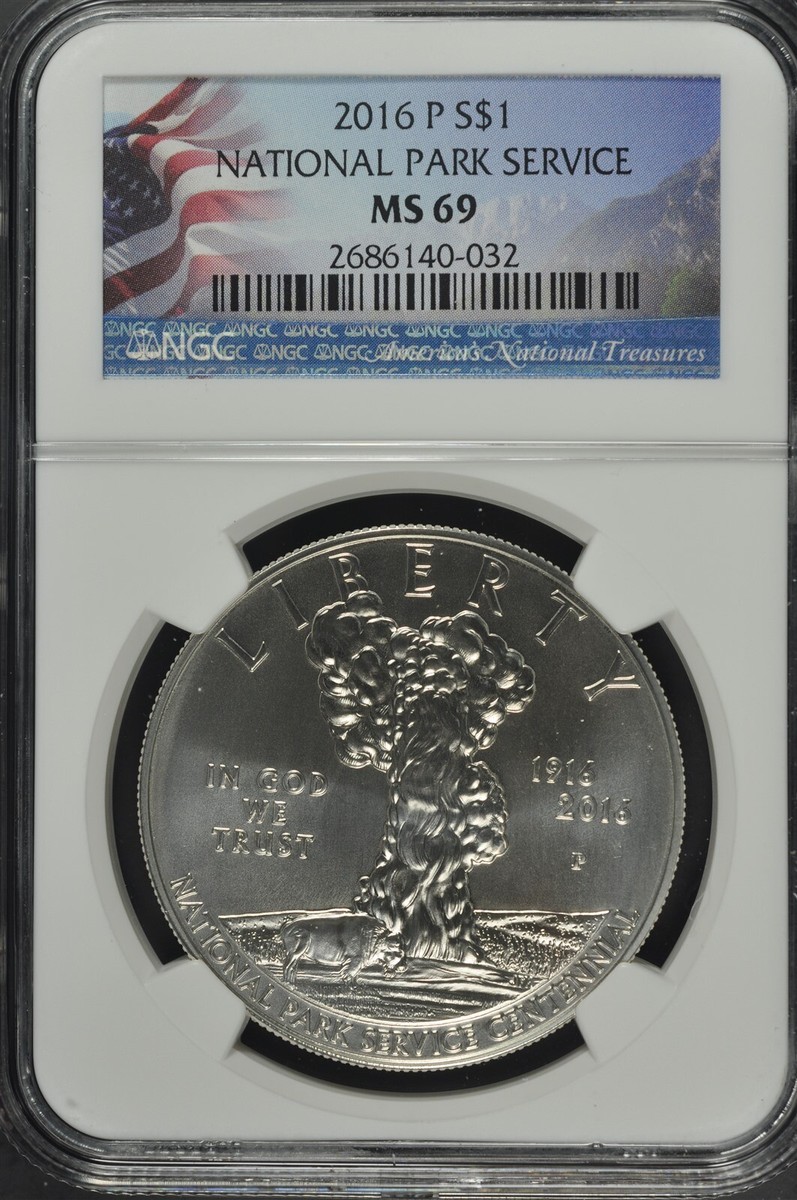 ナイロン100℃ 32nd SESSION 15years Anniversa… 2016P 100 Anniversary Nat Park Service Uncirculated Silver Dollar