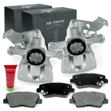 Bremssättel 34mm + Bremsbeläge für hinten Hyundai i10 i20 Coupe Kia Rio III