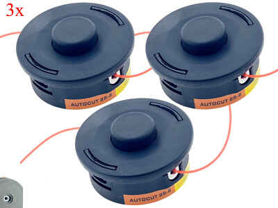 3x Mähkopf Fadenkopf für Stihl FS55 75 85 100 120 Motorsense AutoCut 25-2 FTC09