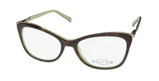 OSCAR DE LA RENTA OSL 472 CATEYE OVERSIZED STYLE DESIGNER EYEGLASS FRAME/GLASSES