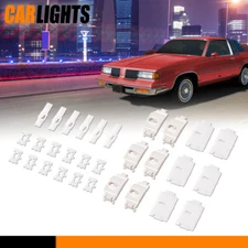 Fit For 81-88 Cutlass Vinyl Top Roof Molding Trim RETAINING Mounting CLIP 28Pc