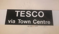 Isle Of Wight Bus Blind 1512 31” GIFT - TESCO TOWN CENTRE