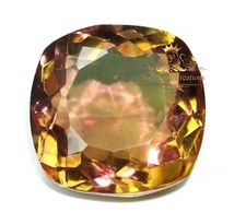 Certified 23.55Ct Natural Cushion Cut Zultanite 7 Color Changing Loose Gemstone