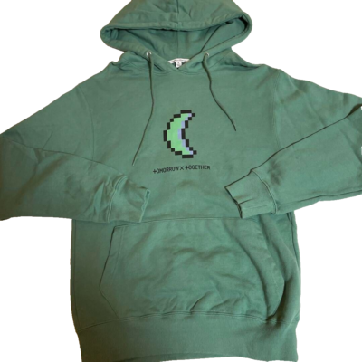 TXT TOMORROW X TOGETHER BLUE HOUR Hoodie sweat green SIZE M +