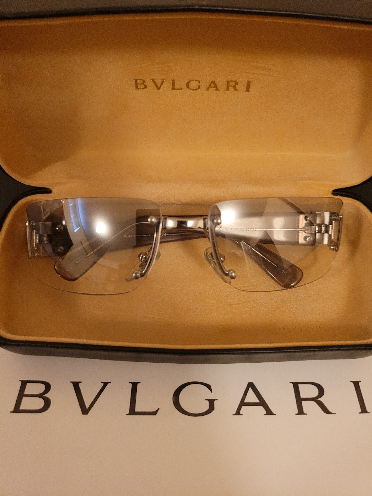 Bvlgari Sunglasses Clear Lens Unisex eBay