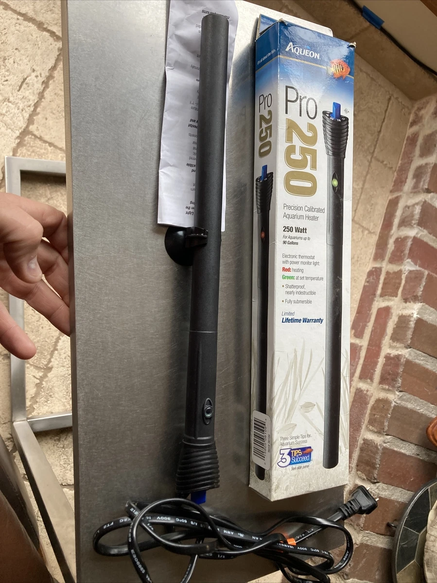 Aqueon Pro 250 Precision Calibrated Aquarium Heater 250 Watt | eBay