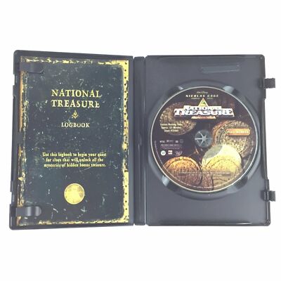 National Treasure (DVD, 2005, Full Screen) Nicolas Cage, Justin