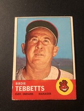 1963 Topps Birdie Tebbetts #48 VG
