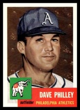 1991 Topps Archives 1953 #64 Dave Philley Philadelphia Athletics
