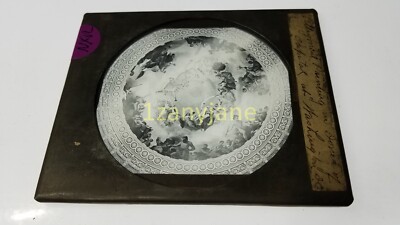 NXV Glass Magic Lantern Slide Photo PAINTING IN DOME OF CAPITAL