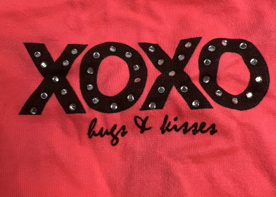 NUEVO SIN ETIQUETAS XOXO YOGA Talla XL Tanga/Cadena ROSA XOXO Abrazos y Besos Foto 2 de 4