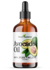100 Pure Organic Avocado Oil, 8oz Glass, Imported From Italy, Cold Pressed