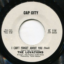LOVATIONS I CAN'T FORGET ABOUT YOU '69 NM ORIGINAL NORTHERN SOUL 45 *US SELLER!*
