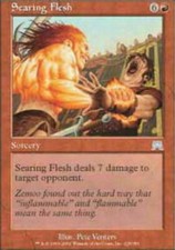 Searing Flesh - Magic The Gathering - Onslaught - MTG