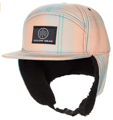 FLYLOW GEAR Peach Plaid Walleye Cap Small Medium Unisex