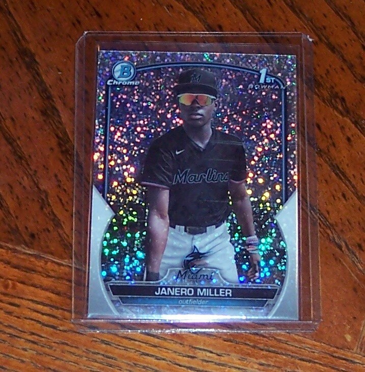 2023 Bowman Chrome Janero Miller 1st Bowman Speckle 137/299