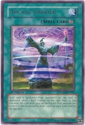 Arcane Barrier - CRMS-EN061 - Rare - 1st Edition x3 - Lightly Played
