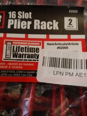 Ares 16 Slot Pliers Rack 2 Pack