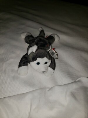 NWT Ty Beanie Baby ''NANOOK'' 1996 Husky RARE RETIRED