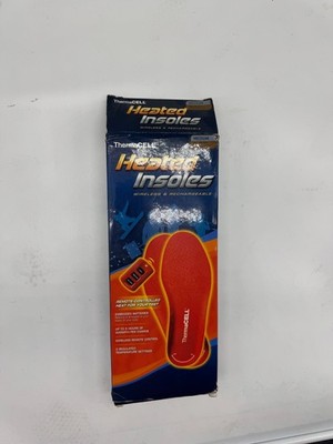 ThermaCell Proflex Heated Insoles Medium  Red Soles Older model