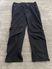 Cabela's GORE-TEX Paclite Rain Pants Mens 2XL Tall Black Waterproof Zip Leg