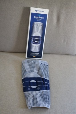 Kniebandage Bauerfeind GenuTrain Gr. 5 Farbe Titan / In OVP / Wie Neu
