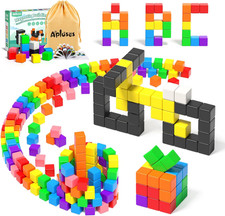 54 PCS Magnetic Blocks, Magnetic Building Blocks for Toddlers 3 , Montessori Toy