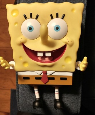 SpongeBob Squarepant Eye-Poppin  Squeeze Me Talking Figure 2002