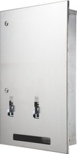 DELTA 48000SS STAINLESS SANITARY NAPKIN TAMPON VENDOR MACHINE DISPENSER MSRP$682