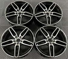4x 18" AMG SPORT style alloy wheels Black/Polished Mercedes A-Class W176 W177