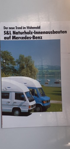 S&L: Mercedes Wohnmobile - Naturholz-Innenausbauten (Prospekt); 1988