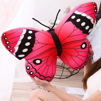 Herfair Schön Schmetterling Kissen Realistisch Schmetterling Plüschtier Flaus...