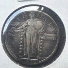 1920 D STANDING LIBERTY QUARTER VF-XF