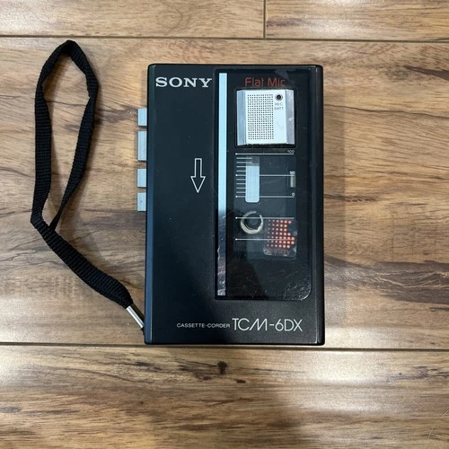 Vintage SONY TCM-6DX cassette coder | UNTESTED Walkman VG Condition