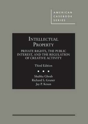 Intellectual Property: Private - Hardcover, by Ghosh Shubha; Gruner - Acceptable