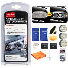 Diy Headlight Restoration Kit Car Light Headlamp Lens Polishing Sanding Repair