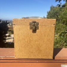 Platter Pak 45 Rpm Carrying Case / Brown / Lite Wear