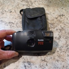 Kodak Star 735 35mm Film Point Shoot Camera w/ Flash Black TESTED WORKING