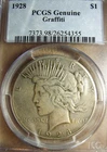 1928 $1 Peace Dollar  - Key Date  - NO RESERVE