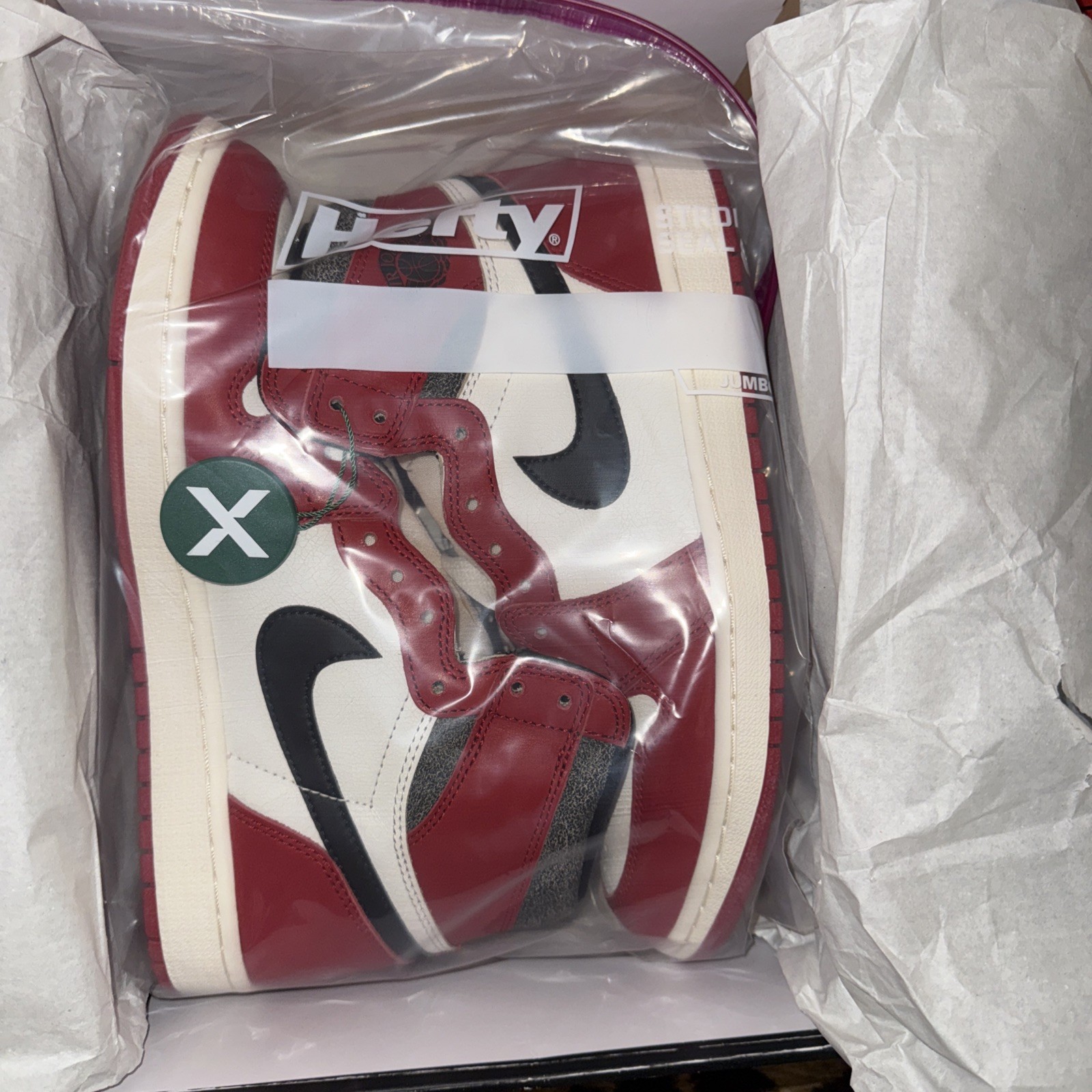 SAOLA Air Jordan 1 Lost and Found Chicago taglia 9 5