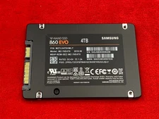 SAMSUNG 860 EVO MZ-76E4T0 4TB 2.5" SATA SSD V-NAND (92% HEALTH ALL DRIVES )