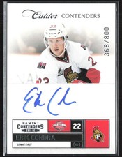Erik Condra 2011-12 Panini Playoff Contenders Calder RC Auto /800 #240 Ottawa