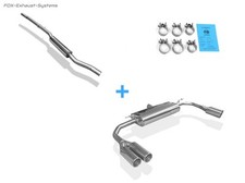  Sport-Anlage ab OPF Mercedes CLA 220/250 4MATIC C117/X117 je 2x80mm